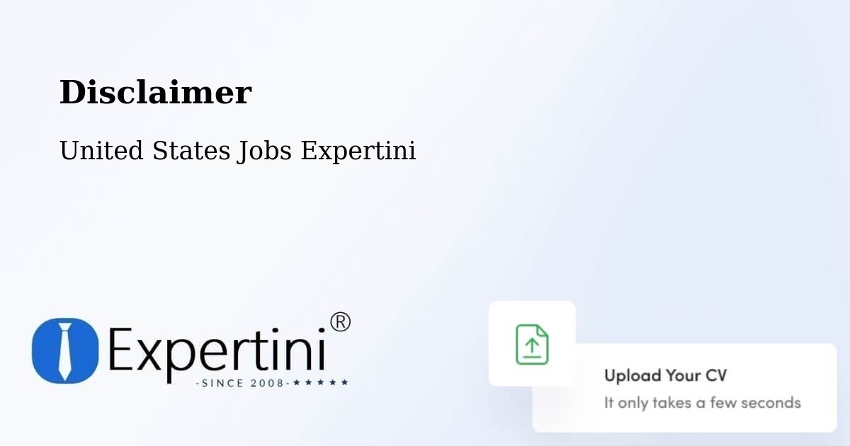 Disclaimer – Peebles - United States Jobs Expertini